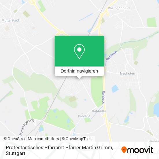 Protestantisches Pfarramt Pfarrer Martin Grimm Karte