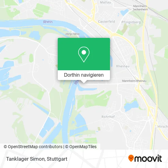 Tanklager Simon Karte