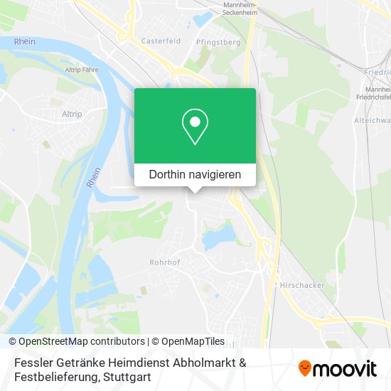 Fessler Getränke Heimdienst Abholmarkt & Festbelieferung Karte