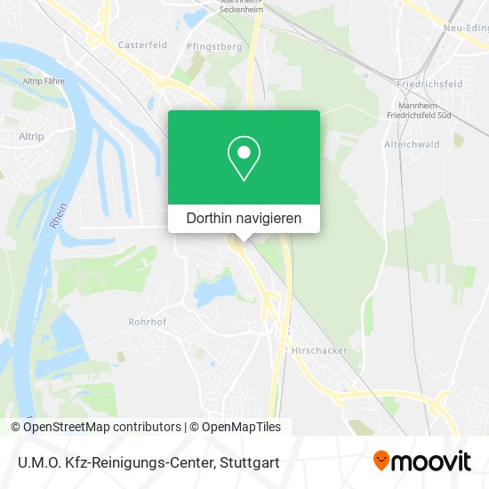 U.M.O. Kfz-Reinigungs-Center Karte