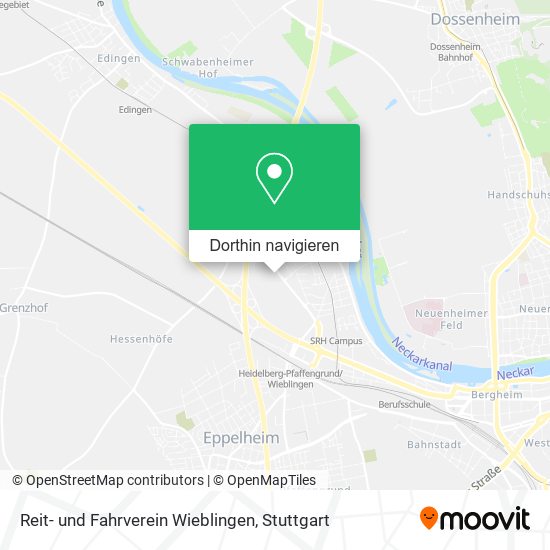 Reit- und Fahrverein Wieblingen Karte