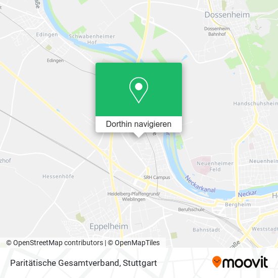 Paritätische Gesamtverband Karte