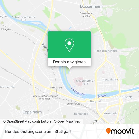 Bundesleistungszentrum Karte