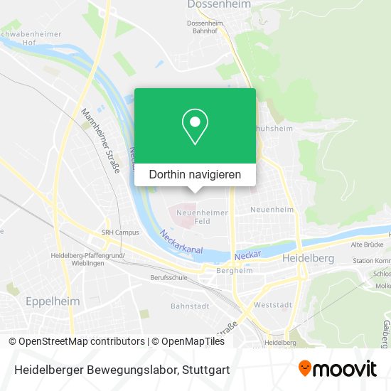 Heidelberger Bewegungslabor Karte