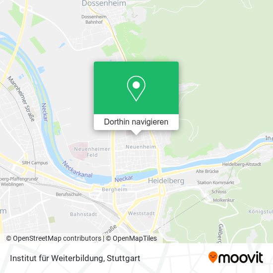 Institut für Weiterbildung Karte