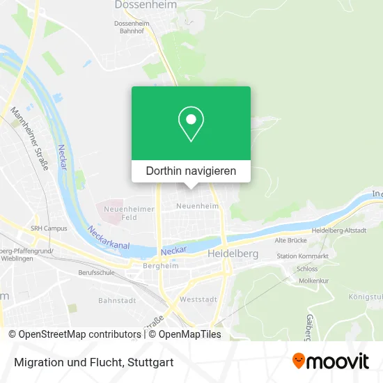 Migration und Flucht Karte