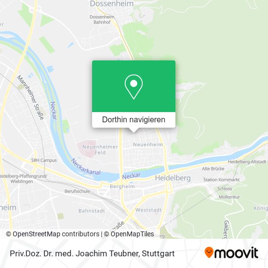 Priv.Doz. Dr. med. Joachim Teubner Karte