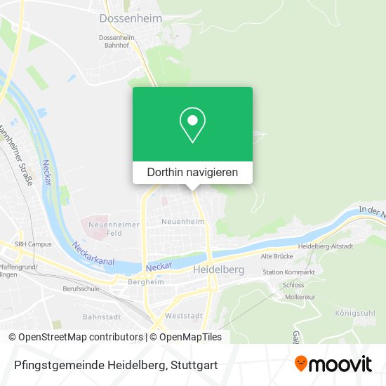 Pfingstgemeinde Heidelberg Karte