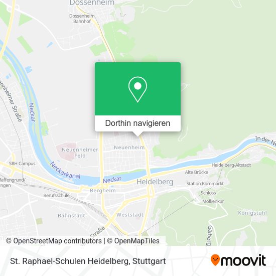 St. Raphael-Schulen Heidelberg Karte