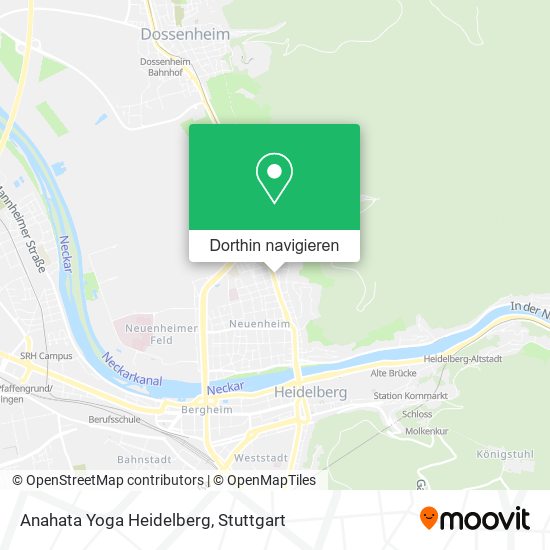 Anahata Yoga Heidelberg Karte