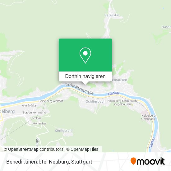 Benediktinerabtei Neuburg Karte