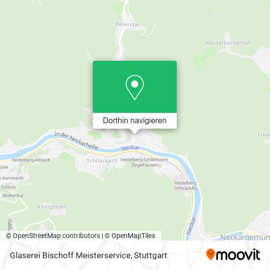 Glaserei Bischoff Meisterservice Karte