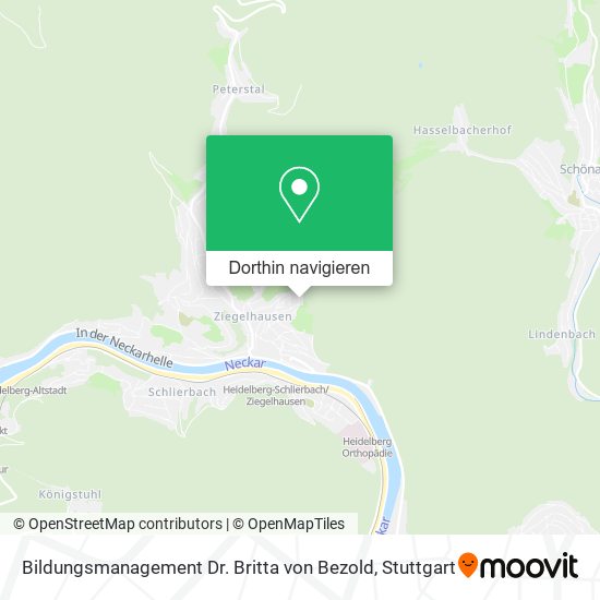 Bildungsmanagement Dr. Britta von Bezold Karte
