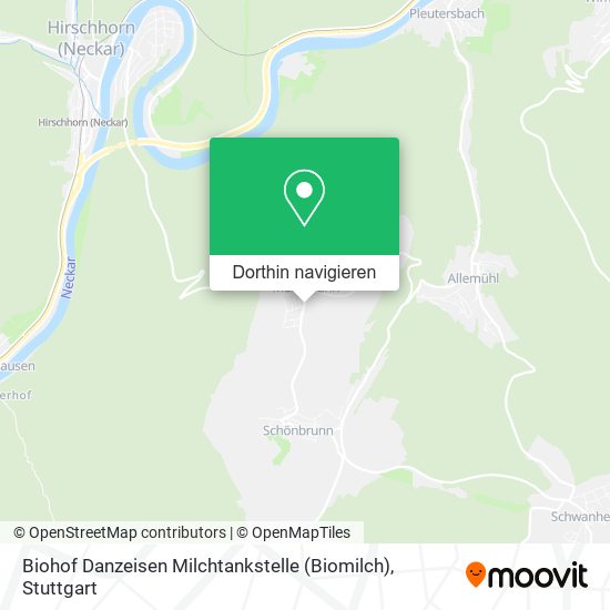 Biohof Danzeisen Milchtankstelle (Biomilch) Karte