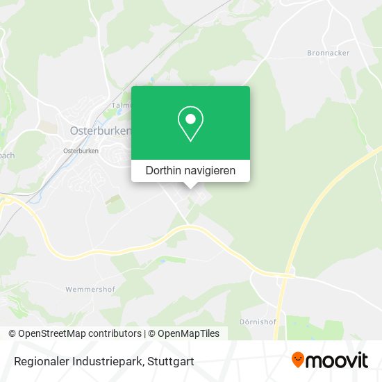 Regionaler Industriepark Karte