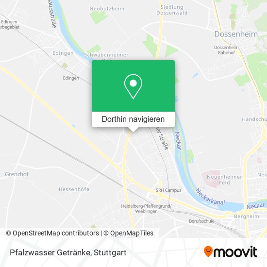 Pfalzwasser Getränke Karte