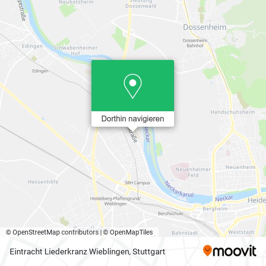 Eintracht Liederkranz Wieblingen Karte