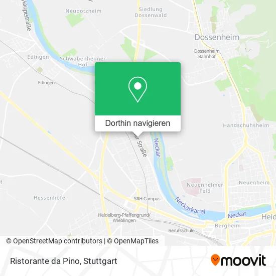 Ristorante da Pino Karte