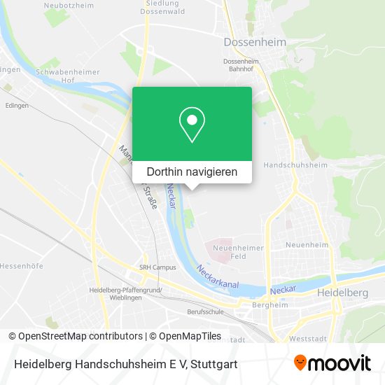 Heidelberg Handschuhsheim E V Karte