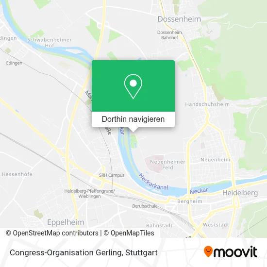 Congress-Organisation Gerling Karte