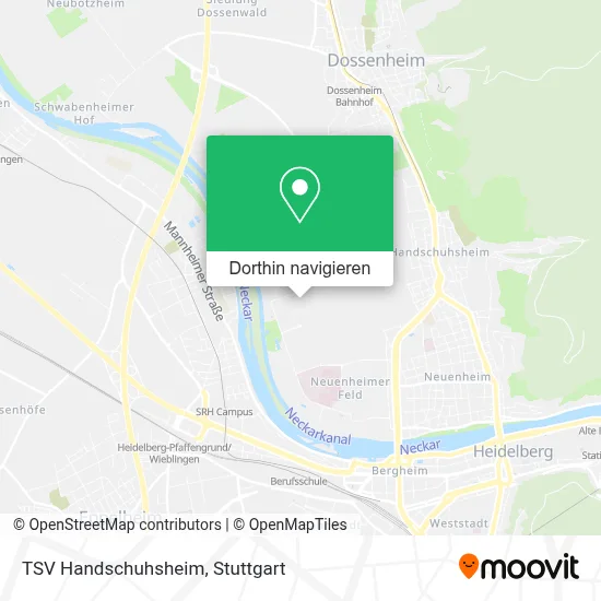 TSV Handschuhsheim Karte