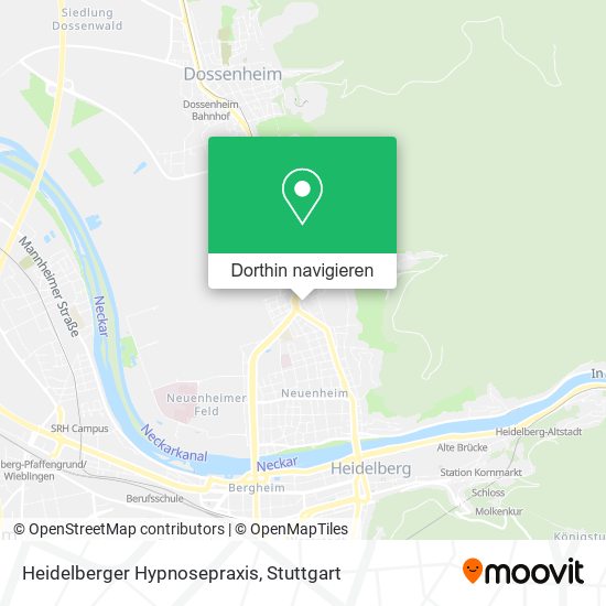 Heidelberger Hypnosepraxis Karte