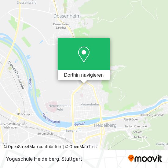 Yogaschule Heidelberg Karte