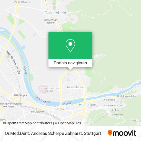 Dr.Med.Dent. Andreas Scherpe Zahnarzt Karte