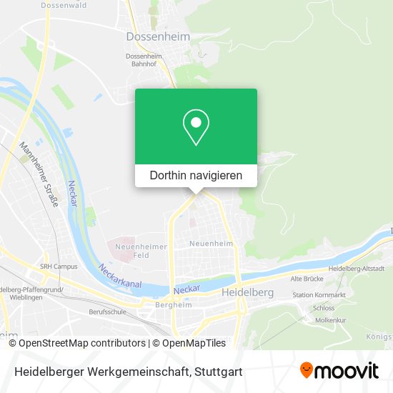 Heidelberger Werkgemeinschaft Karte