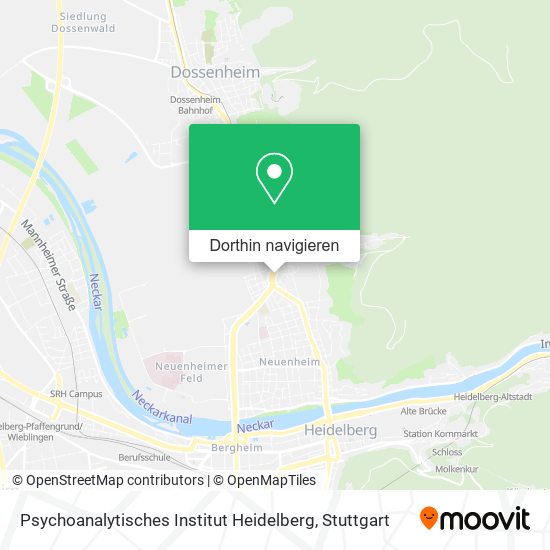 Psychoanalytisches Institut Heidelberg Karte