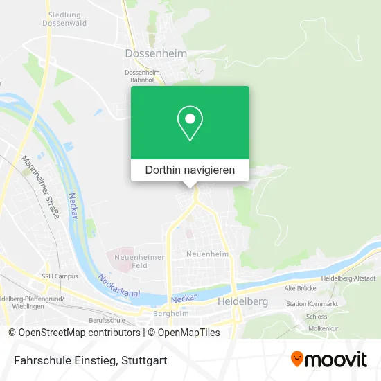 Fahrschule Einstieg Karte