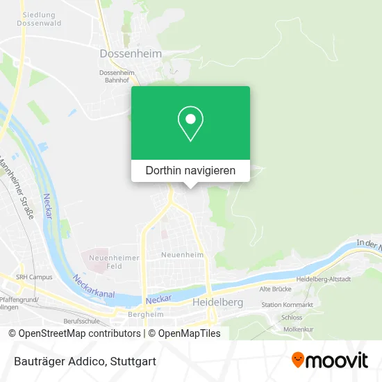 Bauträger Addico Karte