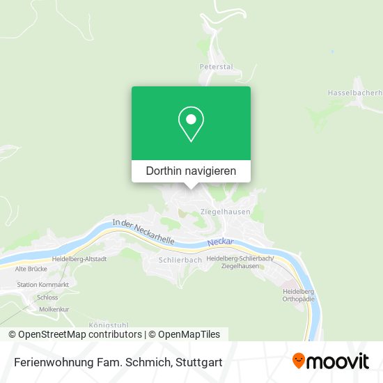 Ferienwohnung Fam. Schmich Karte