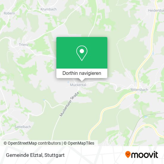 Gemeinde Elztal Karte