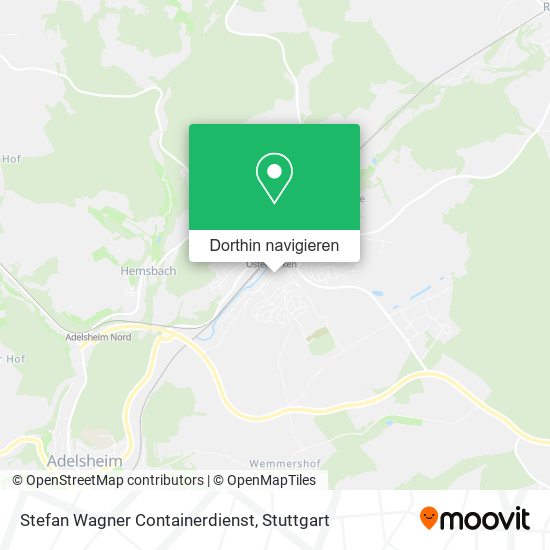 Stefan Wagner Containerdienst Karte