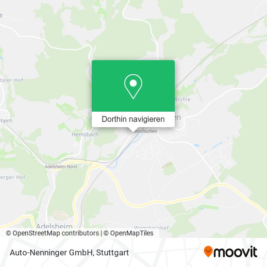 Auto-Nenninger GmbH Karte