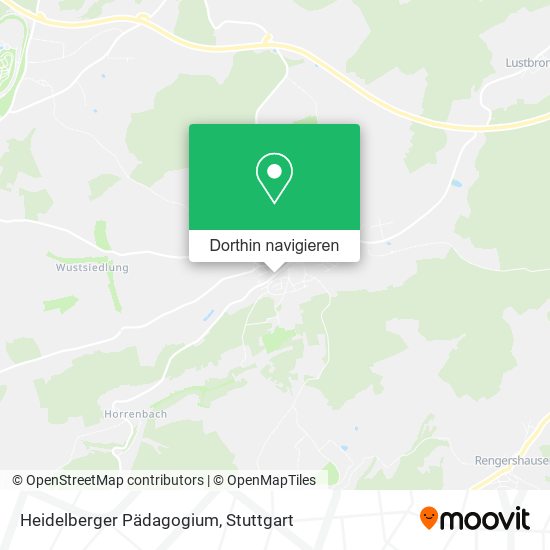 Heidelberger Pädagogium Karte