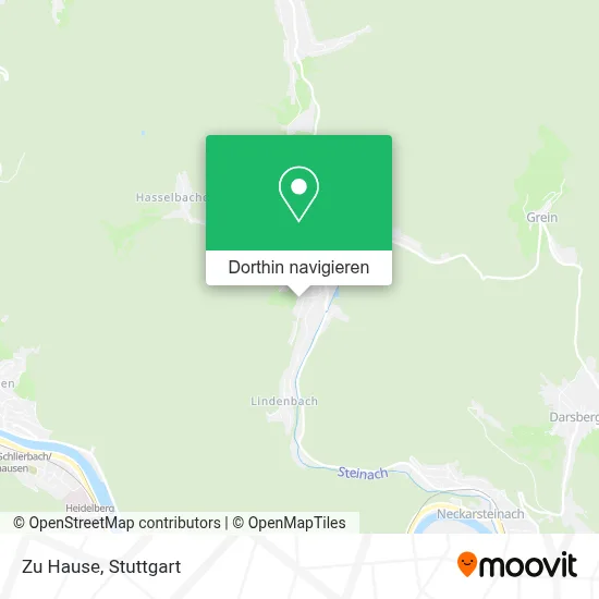 Zu Hause Karte