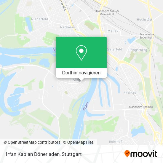 Irfan Kaplan Dönerladen Karte