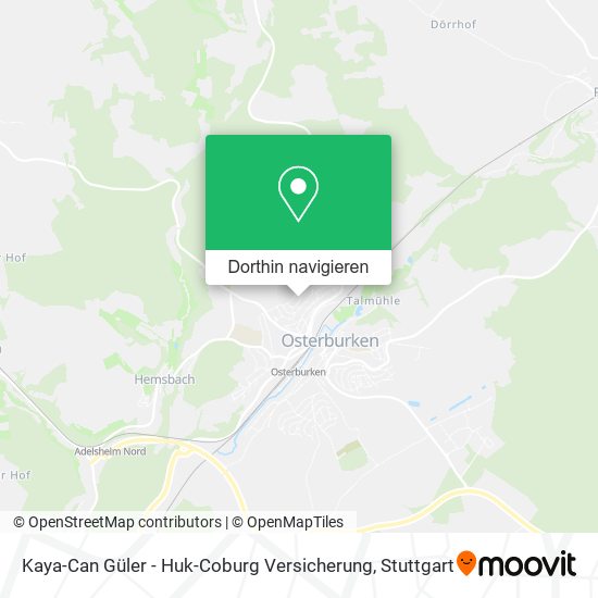 Kaya-Can Güler - Huk-Coburg Versicherung Karte
