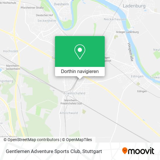 Gentlemen Adventure Sports Club Karte