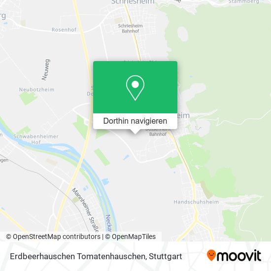 Erdbeerhauschen Tomatenhauschen Karte