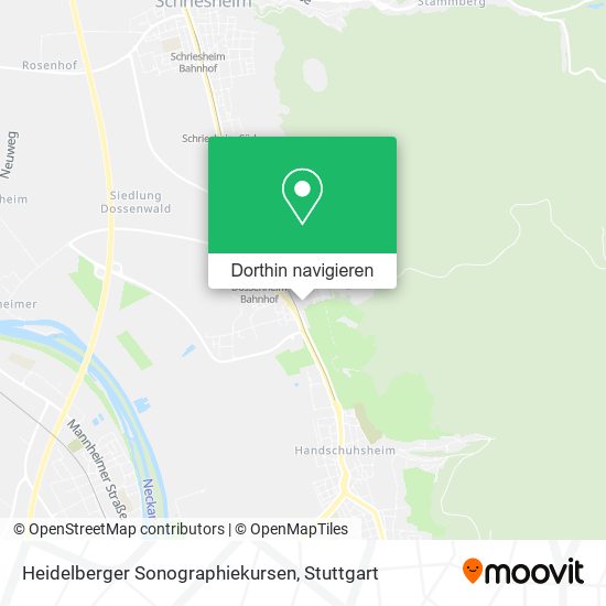 Heidelberger Sonographiekursen Karte