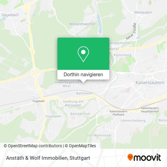 Anstäth & Wolf Immobilien Karte