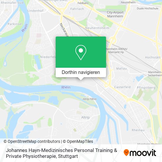 Johannes Hayn-Medizinisches Personal Training & Private Physiotherapie Karte