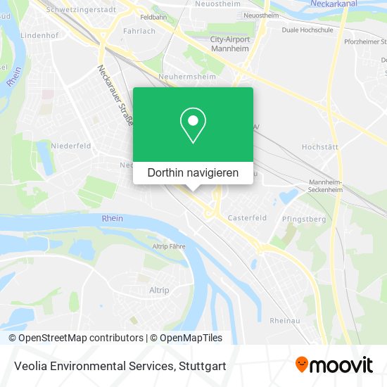 Veolia Environmental Services Karte