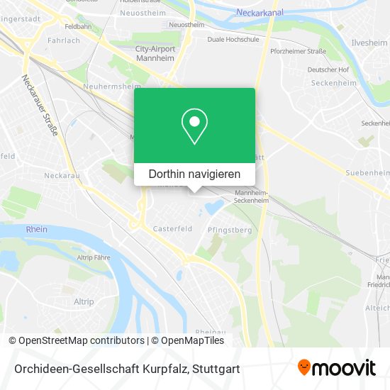 Orchideen-Gesellschaft Kurpfalz Karte