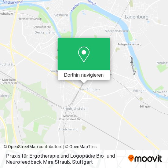 Praxis für Ergotherapie und Logopädie Bio- und Neurofeedback Mira Strauß Karte
