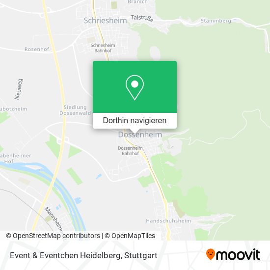Event & Eventchen Heidelberg Karte