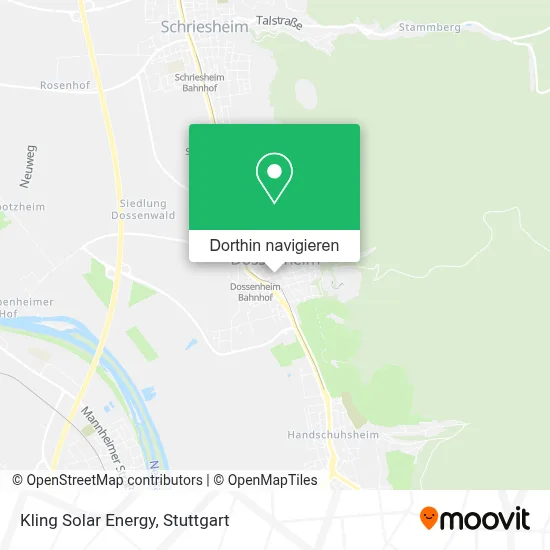 Kling Solar Energy Karte